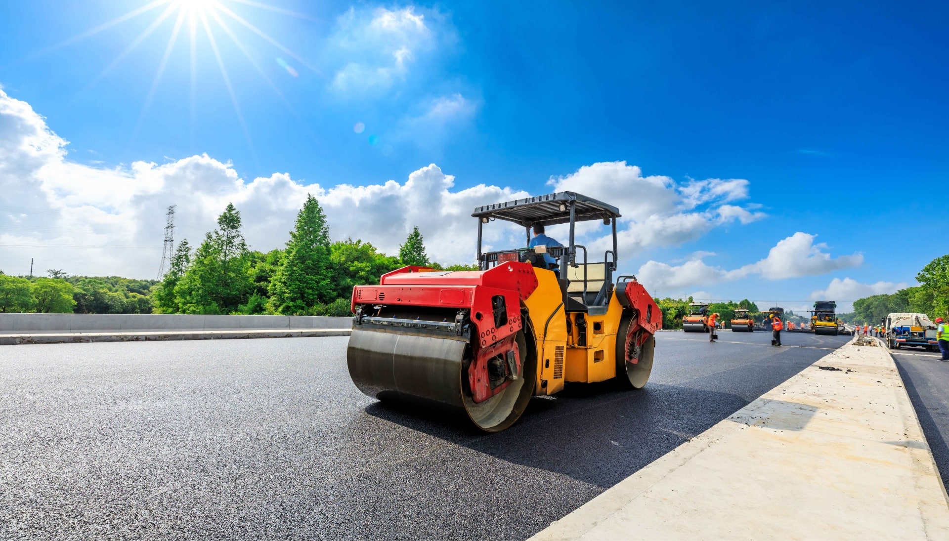 Smooth asphalt paving in Knoxville, TN creates durable surfaces.